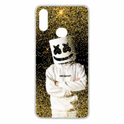 Чехол для Samsung A10s Marshmello Dj and gold - PrintSalon