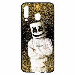 Чехол для Samsung M30 Marshmello Dj and gold - PrintSalon