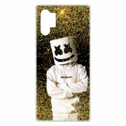 Чехол для Samsung Note 10 Plus Marshmello Dj and gold - PrintSalon