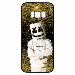 Чехол для Samsung S8 Marshmello Dj and gold - PrintSalon