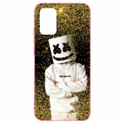 Чехол для Samsung A02s/M02s Marshmello Dj and gold - PrintSalon