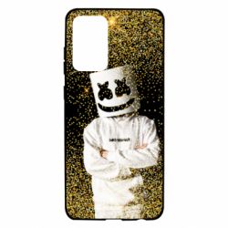 Чехол для Samsung A72 5G Marshmello Dj and gold - PrintSalon
