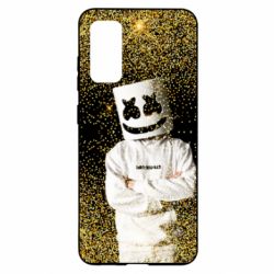 Чехол для Samsung S20 Marshmello Dj and gold - PrintSalon