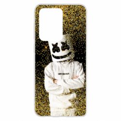 Чехол для Samsung S20 Ultra Marshmello Dj and gold - PrintSalon