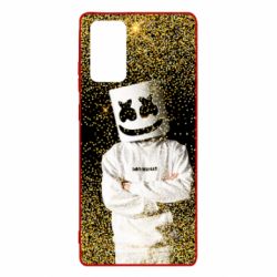 Чехол для Samsung Note 20 Marshmello Dj and gold - PrintSalon