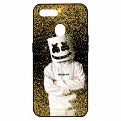 Чехол для Oppo A5s/A12 Marshmello Dj and gold - PrintSalon