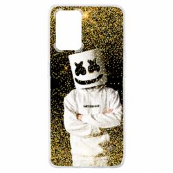 Чехол для Oppo A74 4G Marshmello Dj and gold - PrintSalon
