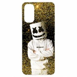 Чехол для Oppo Reno 4 Marshmello Dj and gold - PrintSalon