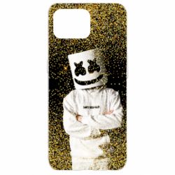 Чехол для Oppo Reno 4 Lite Marshmello Dj and gold - PrintSalon
