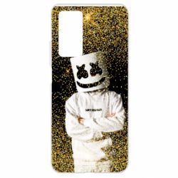 Чехол для Xiaomi Mi 10T/10T Pro Marshmello Dj and gold - PrintSalon