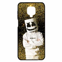 Чехол для Xiaomi Redmi Note 9S/9Pro/9Pro Max Marshmello Dj and gold - PrintSalon