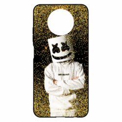 Чехол для Xiaomi Redmi Note 9 5G/Redmi Note 9T Marshmello Dj and gold - PrintSalon