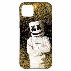 Чехол для iPhone 14 Plus Marshmello Dj and gold - PrintSalon