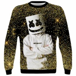 3D свитшот Marshmello Dj and gold