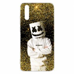 Чехол для Huawei P20 Marshmello Dj and gold - PrintSalon