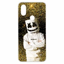 Чехол для Xiaomi Mi A2 Marshmello Dj and gold - PrintSalon