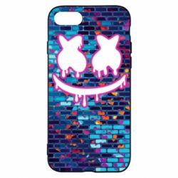 Чехол для iPhone 7 Marshmello logo and color background - PrintSalon