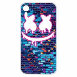 Чехол для iPhone XR Marshmello logo and color background - PrintSalon