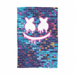 Полотенце с принтом Marshmello logo and color background - PrintSalon