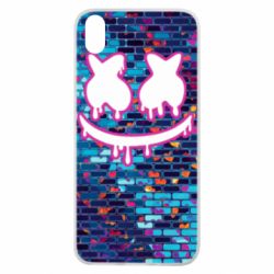 Чехол для Xiaomi Redmi 7A Marshmello logo and color background - PrintSalon