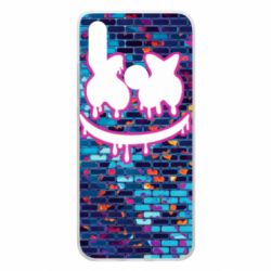 Чехол для Xiaomi Redmi 7 Marshmello logo and color background - PrintSalon