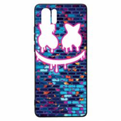 Чехол для Huawei P30 Pro Marshmello logo and color background - PrintSalon
