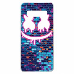 Чехол для Samsung S10+ Marshmello logo and color background - PrintSalon