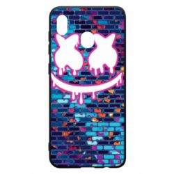 Чехол для Samsung A30 Marshmello logo and color background - PrintSalon