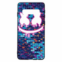 Чехол для Samsung S10 Marshmello logo and color background - PrintSalon