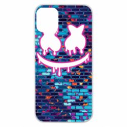 Чехол для iPhone 11 Pro Marshmello logo and color background - PrintSalon