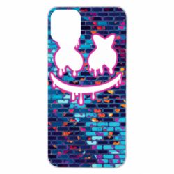Чехол для iPhone 11 Pro Max Marshmello logo and color background - PrintSalon