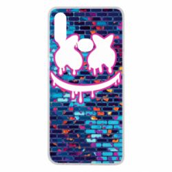 Чехол для Samsung A10s Marshmello logo and color background - PrintSalon