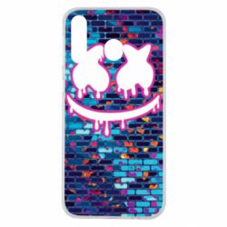 Чехол для Samsung M30 Marshmello logo and color background - PrintSalon