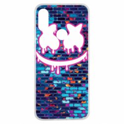 Чехол для Xiaomi Redmi Note 7 Marshmello logo and color background - PrintSalon