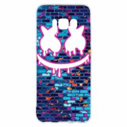 Чехол для Samsung S8 Marshmello logo and color background - PrintSalon