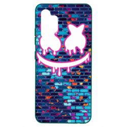 Чехол для Samsung A32 4G Marshmello logo and color background - PrintSalon