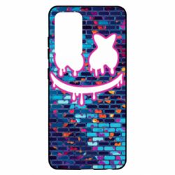 Чехол для Samsung A52 5G Marshmello logo and color background - PrintSalon
