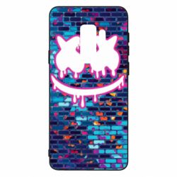 Чехол для Samsung S9+ Marshmello logo and color background - PrintSalon