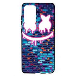 Чехол для Samsung A72 5G Marshmello logo and color background - PrintSalon