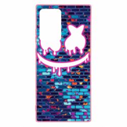 Чехол для Samsung Note 20 Ultra Marshmello logo and color background - PrintSalon
