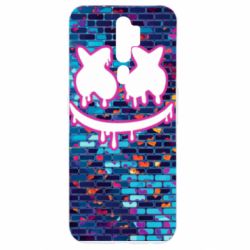 Чехол для Oppo A5/A9 2020 Marshmello logo and color background - PrintSalon