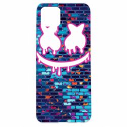 Чехол для Oppo A92s Marshmello logo and color background - PrintSalon