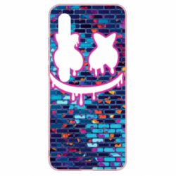 Чехол для Xiaomi Mi10/10 Pro Marshmello logo and color background - PrintSalon