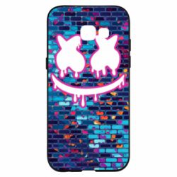 Чехол для Samsung A5 2017 Marshmello logo and color background - PrintSalon