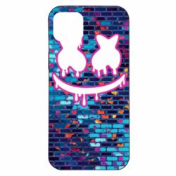 Чехол для iPhone 14 Plus Marshmello logo and color background - PrintSalon