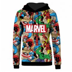 Жіноче 3D худі Marvel and Heroes-PrintSalon Жіноче 3D худі Marvel and Heroes