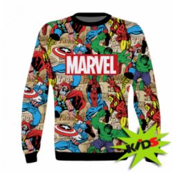 Дитячий 3D світшот Marvel and Heroes - PrintSalon