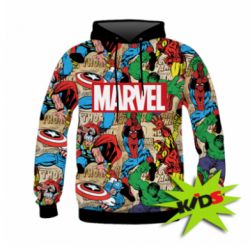 Дитяче 3D худі Marvel and Heroes