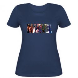 Женская футболка Marvel Avengers - PrintSalon