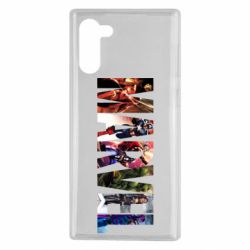 Чехол для Samsung Note 10 Marvel Avengers - PrintSalon